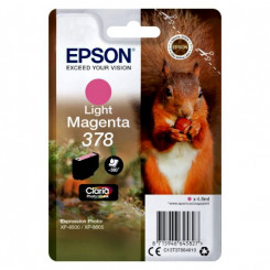 Epson 378 Light Magenta Original Ink Cartridge C13T37864010 (4.8 ml) for Expression Home XP-8605, 8606
